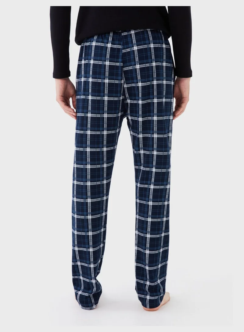 LC WAIKIKI Pattered Drawstring Standard Fit Pyjama