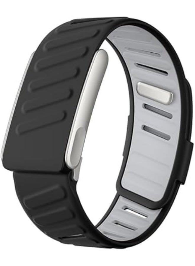 سوار رياضي من السيليكون متوافق مع أجهزة WHOOP 5.0 و Peak و One و Life MG - سوار بديل مرن وناعم ومقاوم للماء - Image 1