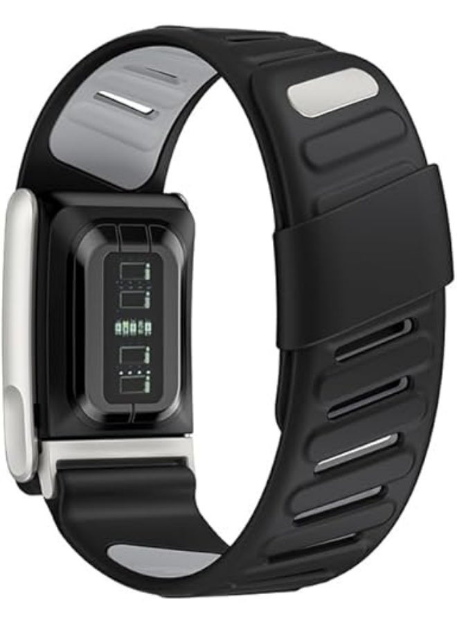 سوار رياضي من السيليكون متوافق مع أجهزة WHOOP 5.0 و Peak و One و Life MG - سوار بديل مرن وناعم ومقاوم للماء - Image 2