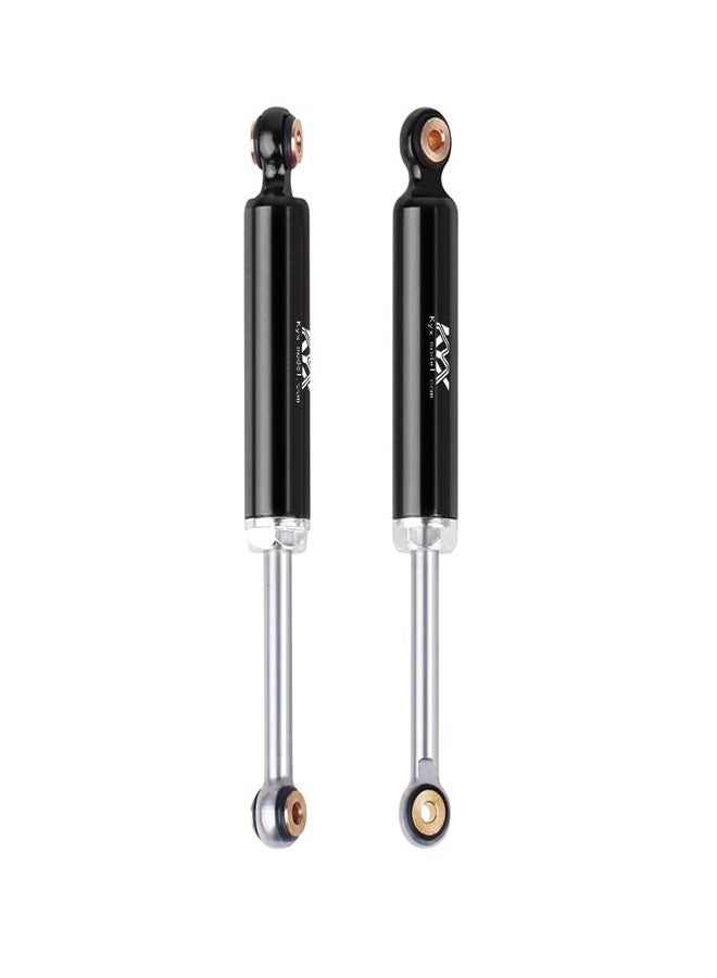 KYX Racing Aluminum Suspension Shock Absorber Inner Spring Shock 52mm Upgrades Parts Accessories for 1/24 RC Crawler Car Axial AX24 (4pcs), Black - Image 2