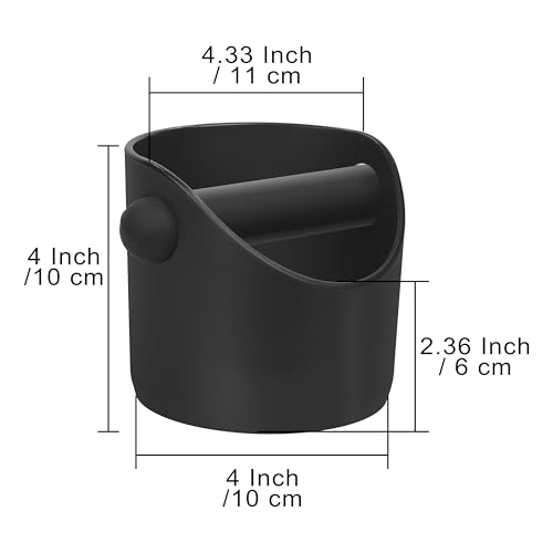 Apexstone Small Coffee Knock Box, Apexstone Small Knock Box Espresso, Knock Box Small, Coffee Mini Knock Box, Mini Knock Box Espresso With Removable Knock Bar And Non-Slip Base - Image 2