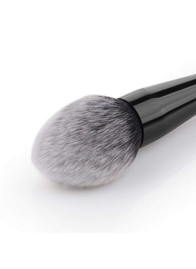 SKINPLUS - Cosmetic Beauty Collection Of Loose Powder Makeup Brush Black 1 Piece - Image 1