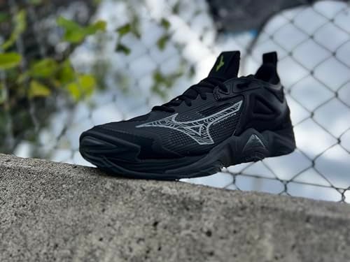 Mizuno Wave Momentum 3 Mens Volleyball Shoe Mens Volleyball Footwear BlackGrey US Mens 12 - Image 3