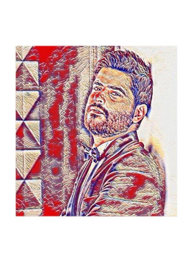 RYN Nassif Zeytoun MDF Wall Art Multicolour 30x30centimeter - Image 1