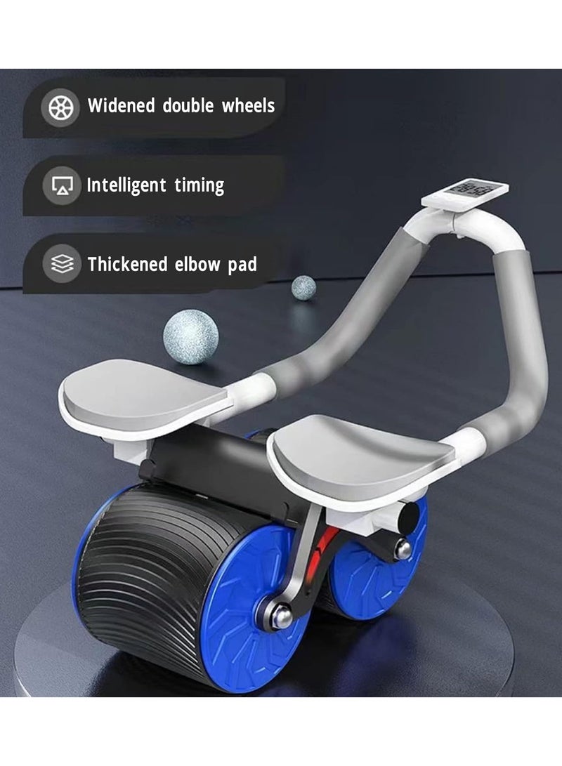 DubaiGallery 2023 New with timer Ab Abdominal Exercise Roller Elbow Support, abs roller wheel core exercise equipment, Automatic Rebound Abdominal Wheel - Image 3