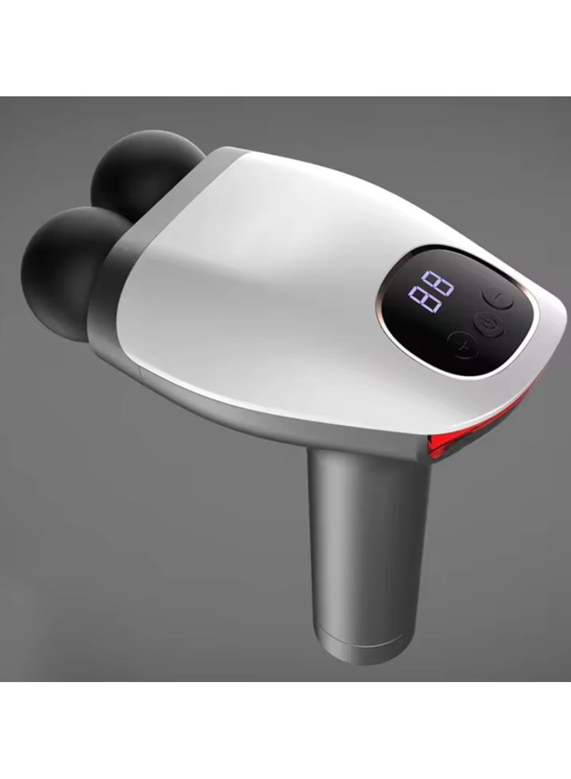 Portable Fascial Massage Gun Electric Percussion Pistol Massager Body Relaxation With LED Touch Screen 8Replaceable Massage Head  - Image 3