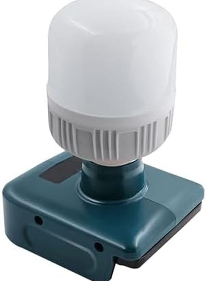 Blue Cordless LED Work Light 12W 1300LM Handheld Flashlight For 18V Camping Hiking - Image 1