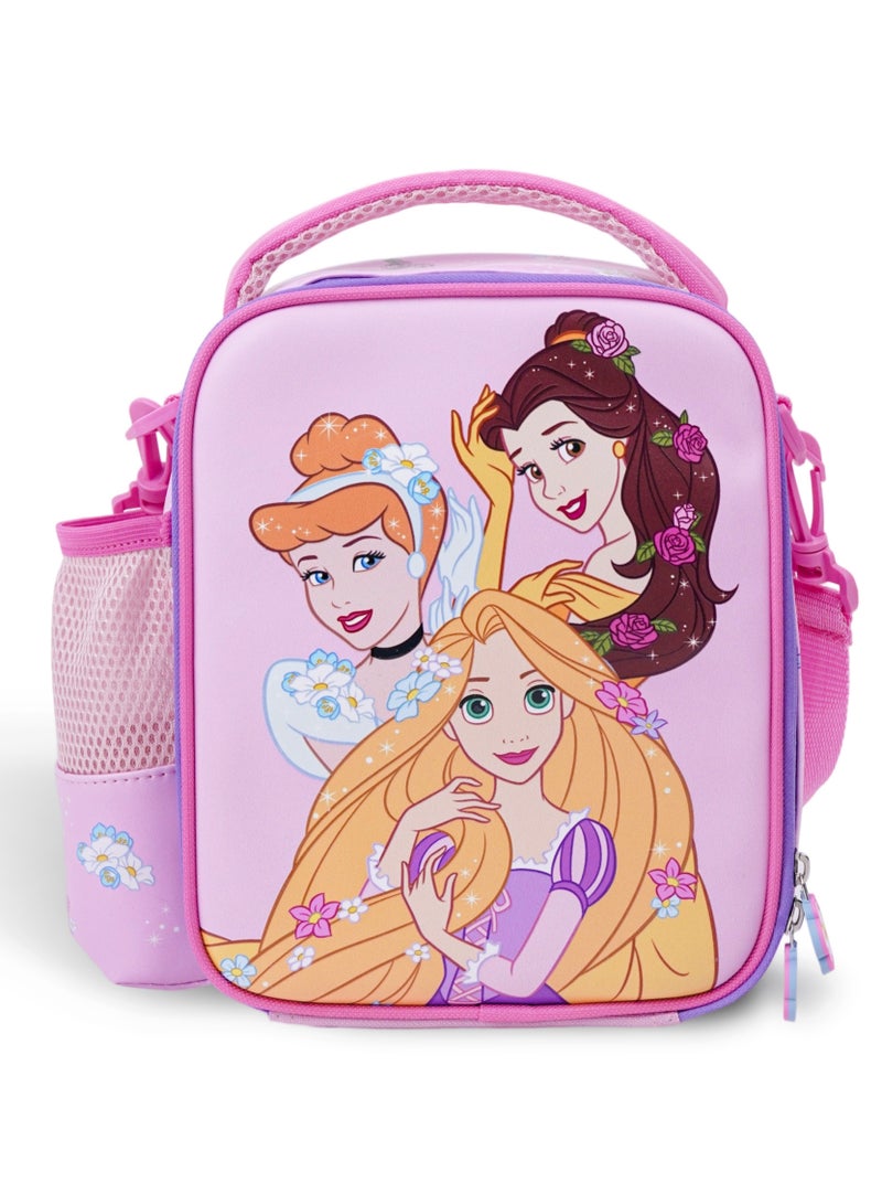ديزني طقم ديزني برينسيس 3 في 1: حقيبة غداء، زجاجة مياه، وعلبة طعام - Image 2