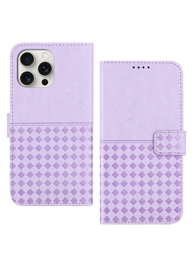 For Iphone16Pro Flip Anti-drop Protective Case For Apple Walle Multi Card Bag Phone Case Wholesale-Color:Light Purple-Applicable Model:For Iphone 7/8/se 2020/2022 (default Opp Bag Packaging)