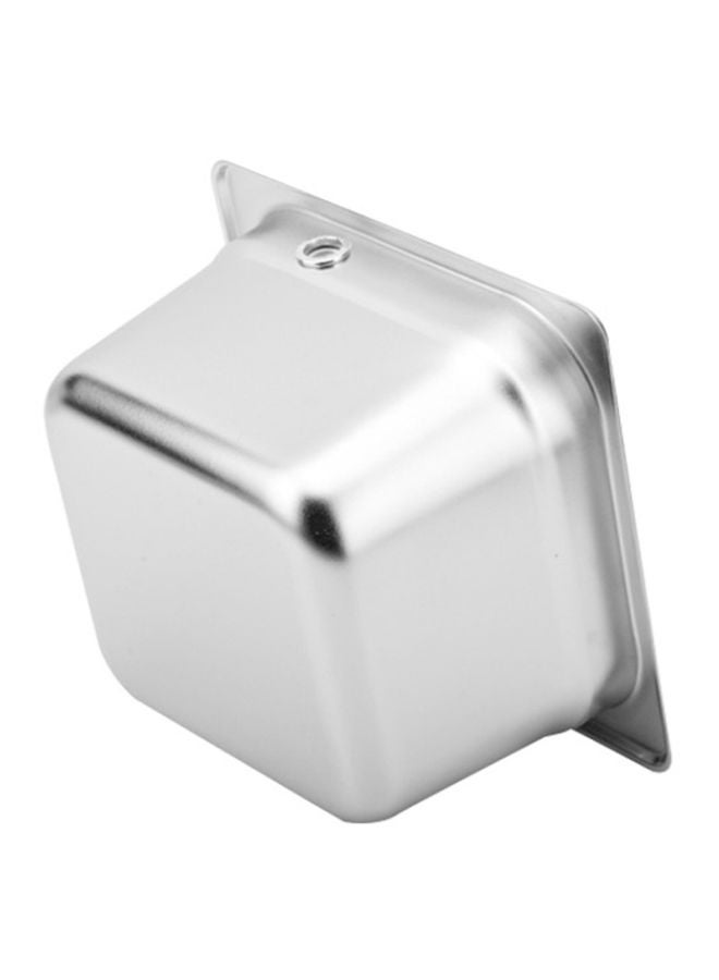 Alyashmac Stainless Steel Coffee Knock Box Container Silver 20.0x20.0x17.0mm - Image 2