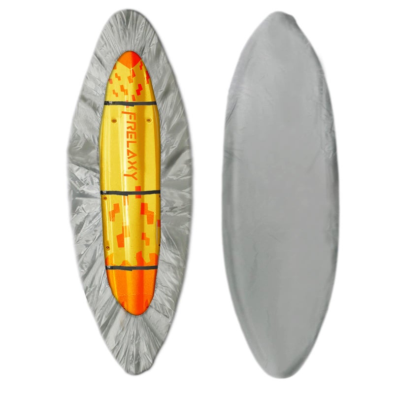 Frelaxy 420D Kayak Cover, Heavy Duty Waterproof UV Resistant Kayak Covers for Outdoor Storage, Ultra Strong Canoe Storage Dust Cover, Great for Indoor & Outdoor 9.8-13.5ft - Image 1