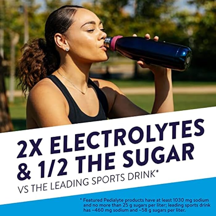 Pedialyte Fast Hydration Electrolyte Powder Packets, Strawberry, Hydration Drink, 8 Single-Serving Powder Packets - Image 4