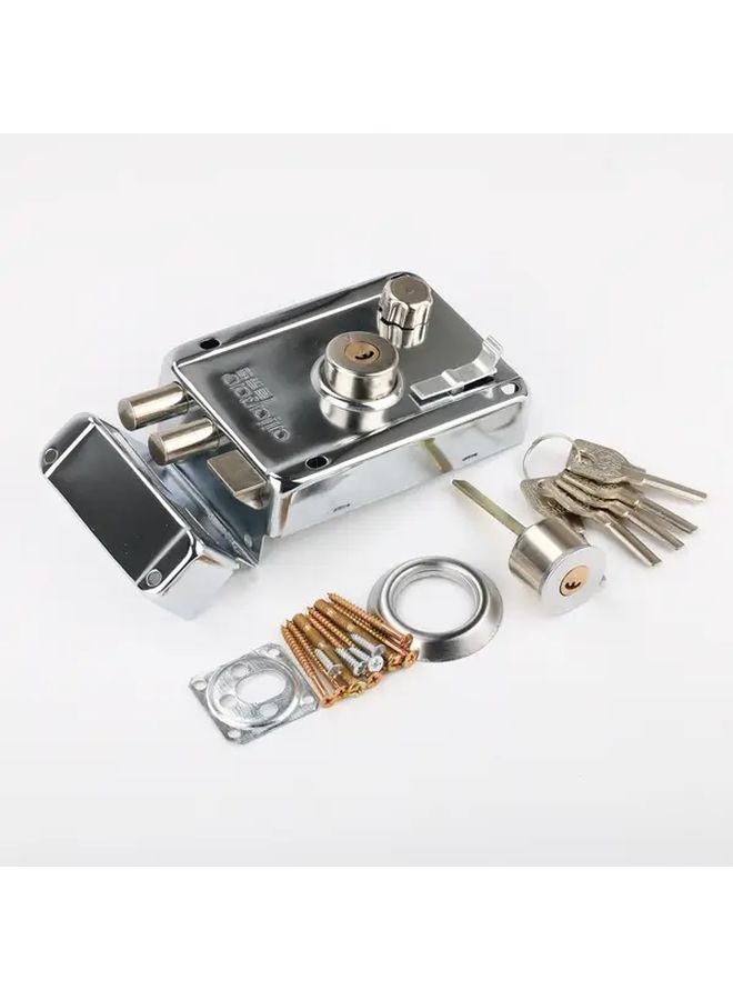 Zinc Head Left Open With Edge Heavy Duty Anti Theft Lock Stainless Steel Security Door Lock - Image 1