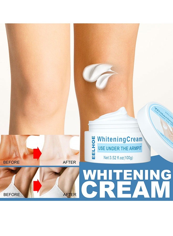 EELHOE Underarm Whitening Cream Natural Ingredients Brighten Skin Moisturizing Nourishing Repair Armpit 3.5oz/100g  - Image 2