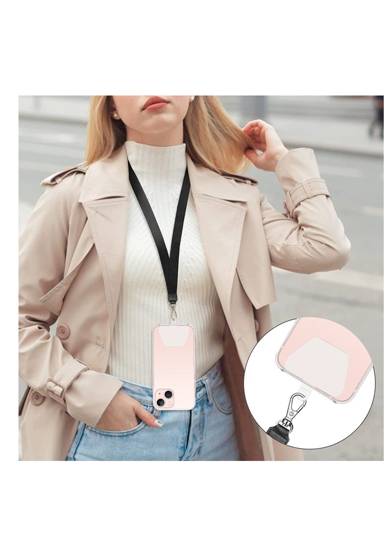 SOLARAE Phone Tether Tab, Lasso Connector Lanyard Patch for Cell Safety Case for Cellphones Drop Protection (Transparent × 6) - Image 3