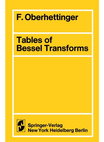 Tables of Bessel Transforms - pzsku/ZAF2547F9F0EDB1A6896EZ/45/1749041434/32d23054-6945-4dd0-a79f-12bd6d2f84ed