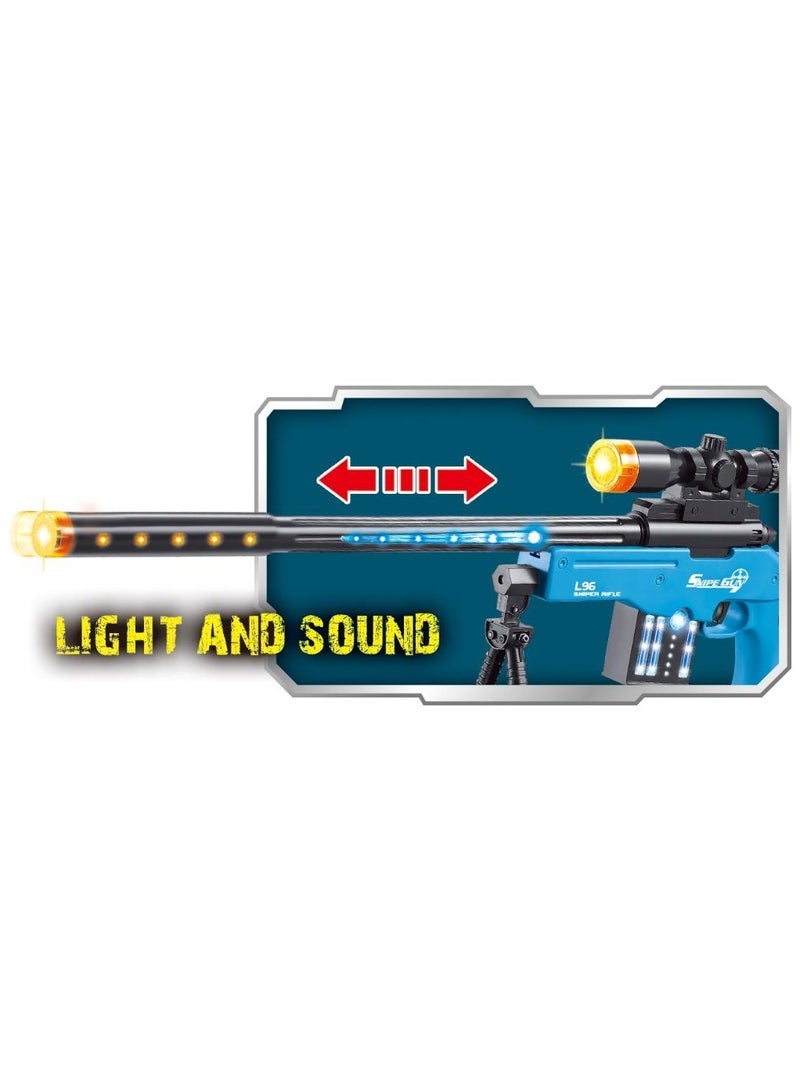 Power Joy بلاستر باور جوي شوتيرز تشالينجر مع ضوء وصوت يعمل بالبطارية، قطعة واحدة متنوعة (قد يختلف اللون) | ألعاب أكشن | لعبة تفاعلية | لعبة بلاستر | مسدس لعبة | هدية للأطفال والبالغين - Image 2