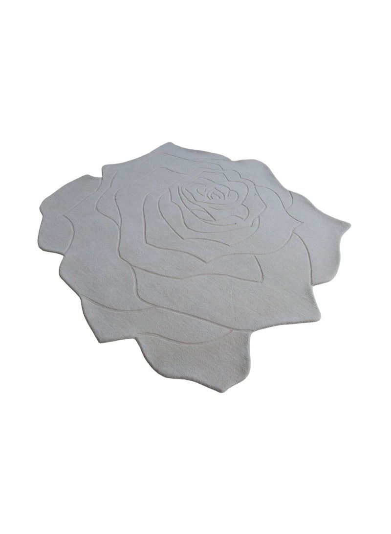Ramsha Handmade Shaped rug 200x200 Rose pattern bedroom rug living room rug carpet HTW-106 - Image 3