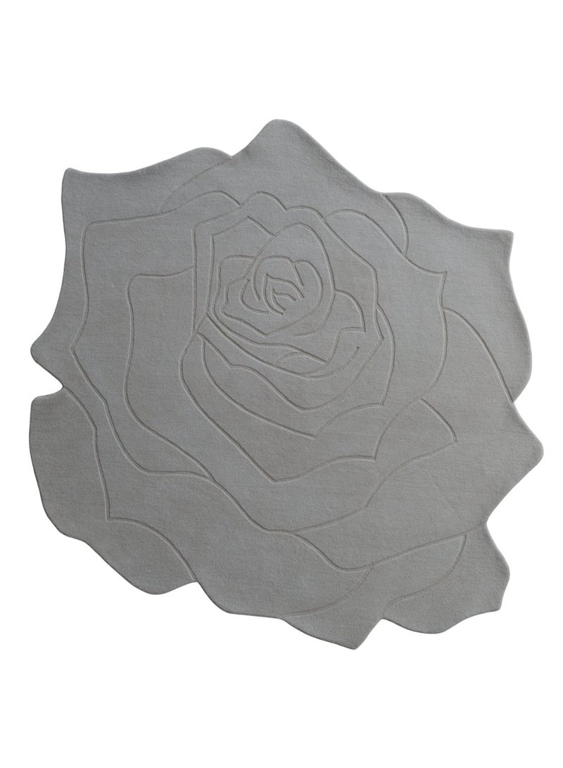 Ramsha Handmade Shaped rug 200x200 Rose pattern bedroom rug living room rug carpet HTW-106 - Image 2