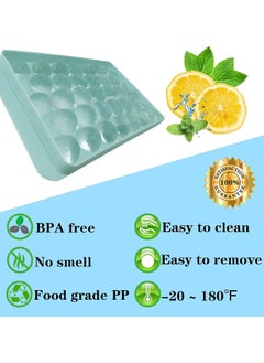 2 Pcs Small Round Ice Cube Trays for Freezer, Ice Ball Maker Mold with Lid Easy Release BPA-Free Circle Ice Tray Reusable Sphere Ice Cube Mold for Whisky, Cocktail, Coffee - 1.2inch Ice Balls - pzsku/ZAF256CF14F11F061614BZ/45/_/1731310928/ea0f2f55-a8cd-4932-8617-f3953f2dbacb