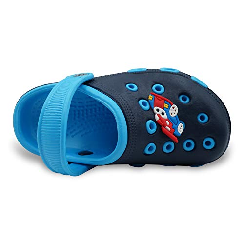 Namektch Toddler Little Kids Clogs Slippers Sandals, Non-Slip Girls Boys Clogs Slide Lightweight Garden Shoes Slip-on Beach Pool Shower Slippers Blue - Image 3
