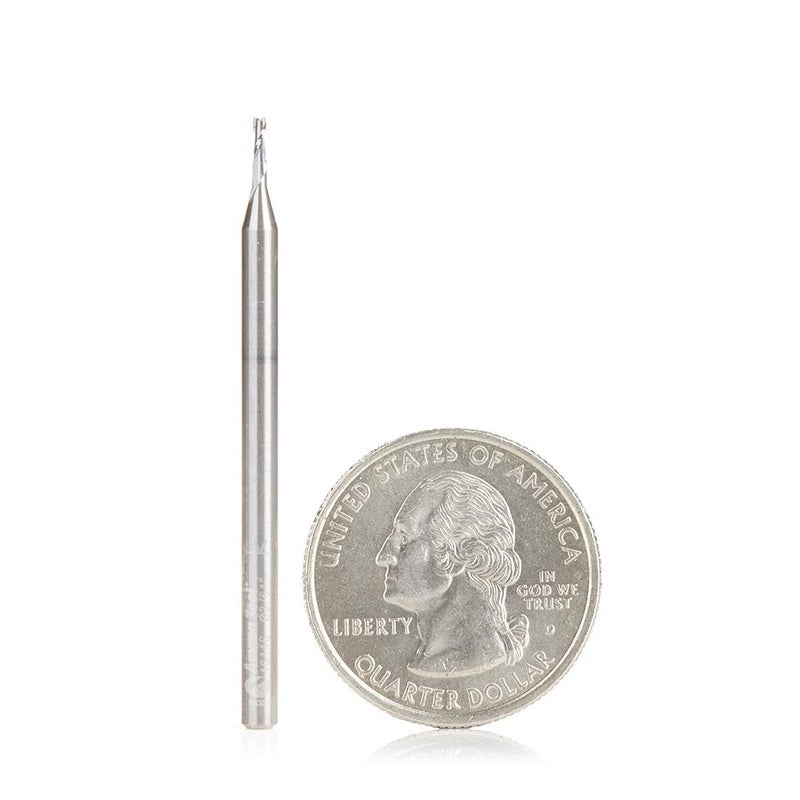 Amana Tool 46416 Solid Carbide Spiral Plunge 14 Dia x 118 x 14 Shank DownCut
