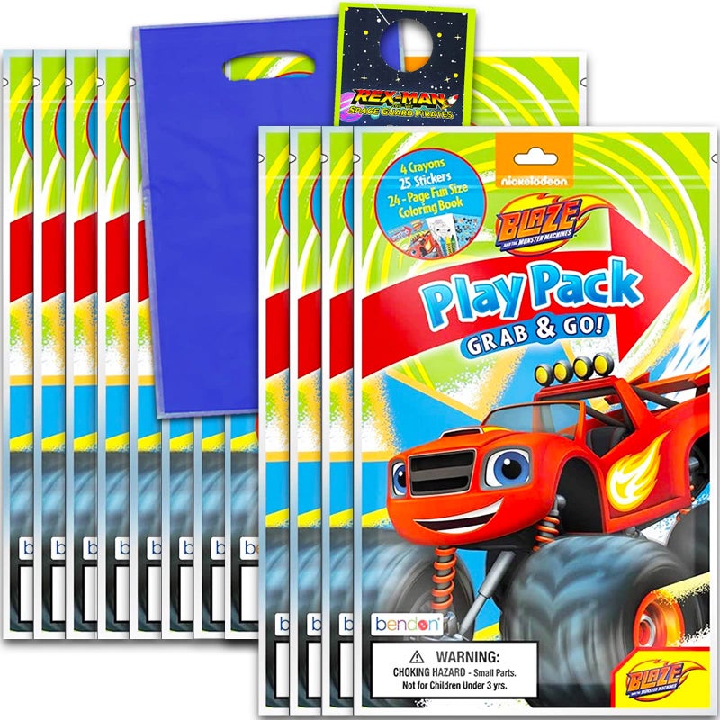Bendon Bundle of 12 Nickelodeon Blaze The Monster Machines Grab Go Play Packs - Image 2