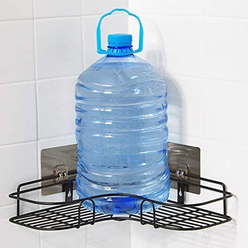 Hilosofy Hilosofy Bathroom Shelf/Shelves Corner Shelf Bathroom Wrought Iron Storage Rack Kitchen Tripod Bathroom Corner Rack Storage Shelves & Racks - Image 5