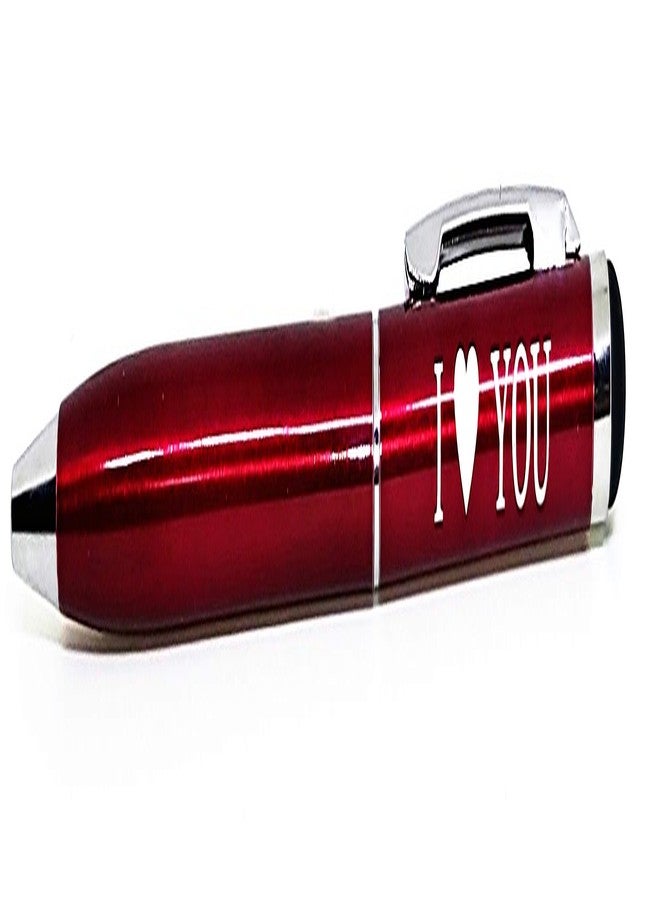 CrownLit Red Metal Pen with Stylus for Lover with I Love You Printed with Wooden Box - Image 3