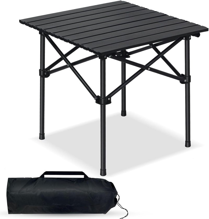 SKY-TOUCH Outdoor Camping Folding Table，Lightweight Folding Table with Aluminum Table Top and Carry Bag, Easy to Carry, Perfect for Outdoor, Picnic, Cooking, Beach, Hiking, Fishing - Image 1