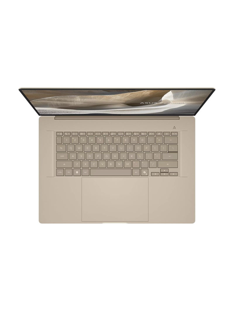 ASUS Zenbook A16 Laptop With 16 Inch 3K (2880x1800) Display, Snapdragon X2 Elite Extreme X2E94100 Processor/48GB RAM DDR5/1TB SSD/Windows 11 Home/Qualcomm Adreno Graphics/ English/Arabic Zabriskie Beige - Image 2