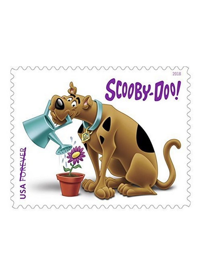 USPS Scoobydoo 12 Firstclass Forever Stamps  - Image 3