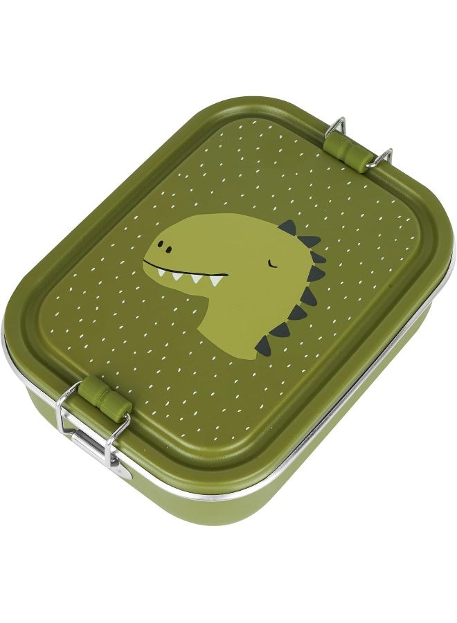 TRIXIE Children's Stainless Steel Lunch Box - Mr. Dino - Image 1