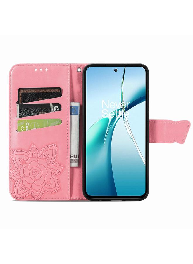 S-TOP Case For Nothing Phone 3a Pro Butterfly Love Flower Embossed Leather Phone Case - Image 3