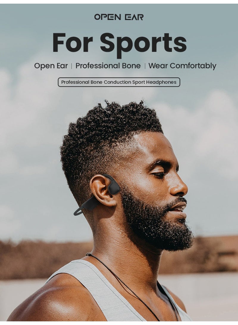 ZIPFORCE OPENEAR Headphones Open-Ear Bone Conduction Headphones, Bluetooth 5.2 Wireless Earbuds, IPX5 Waterproof for Sport, Leisure, Business & Music Listening - Image 2