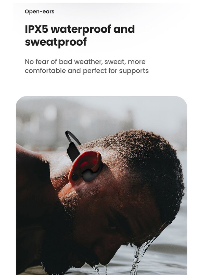 زيبفورس أذنيات ZIPFORCE OPENEAR  للنقل العظمي للأذن المفتوحة - بلوتوث 5.2 لاسلكية | مقاومة للماء IPX5 ل الرياضة، الراحة، الأعمال والاستماع للموسيقى - Image 4