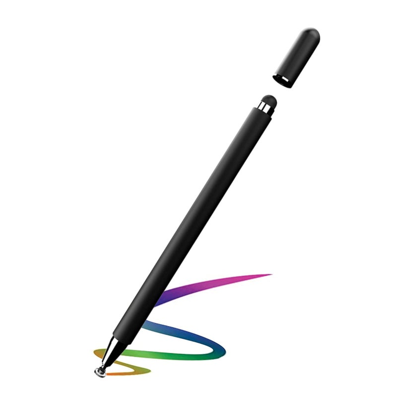 TANTRA Stylus Touch Pen Universal Magnetic Disc Touch Pen Works on Any Touch Screen for Any Brand (Phones, Tables, PC, Laptops, Any Touch Screen) (Black), Medium - Image 1