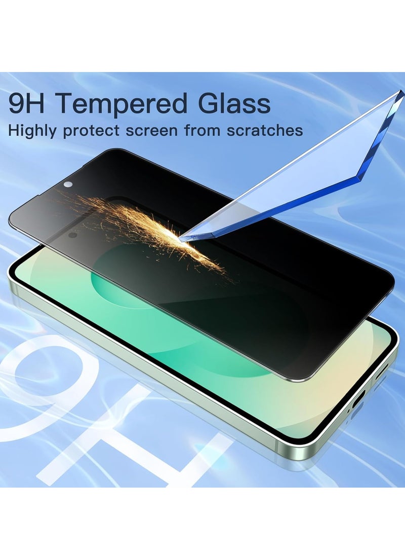 BORTONY Samsung Galaxy S25 Plus Privacy Screen Protector 9H Hardness Anti-Spy Glass Anti-Scratch with 2-Pack Protective Tempered Glass For Samsung Galaxy S25 Plus 5G 6.7-Inch - Image 4