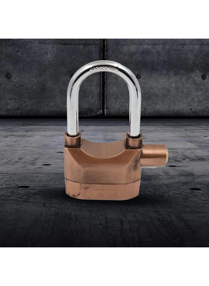 Hoaxer Hoaxer Universal Security AntiTheft Padlock 110db Siren Motion Sensor  - Image 1