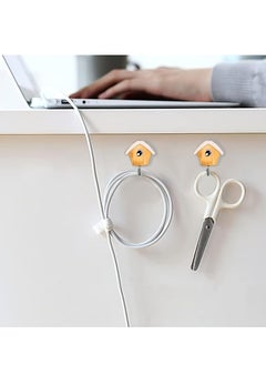 huanyin Wall Sticky Hooks , Self adhesive Strong Sticky Hooks Children Clothes Hanging Magic Unique Birdhouse Wall Hook, 2 Pieces Bamboo Wall Hooks For Hanging Kids Clothes, Coats and Hats  - Image 3