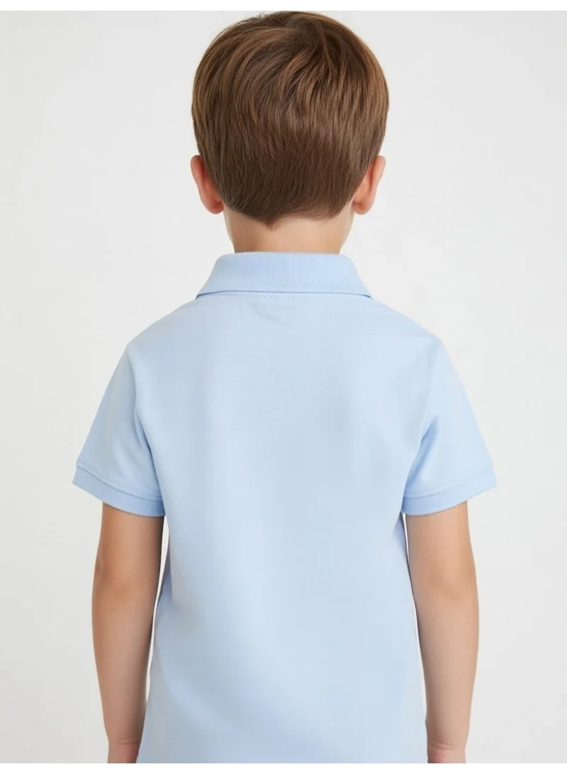 MICKEY MOUSE Mickey Mouse | Boys Polo T-Shirt | Blue