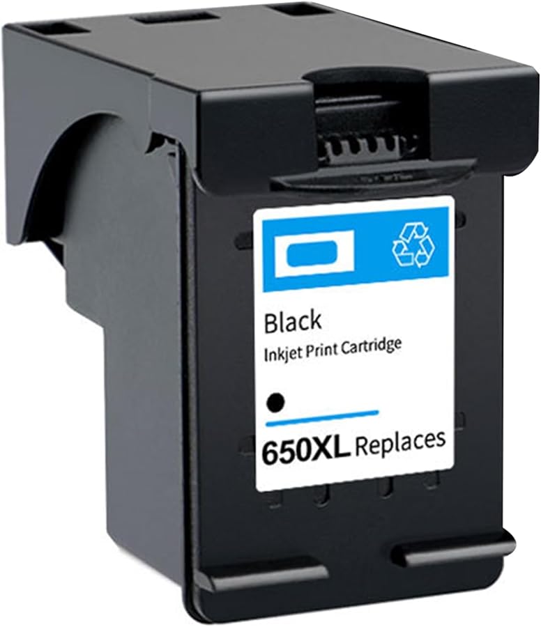 650XL Black Refillable Cartridge for Deskjet 1015 1515 2515 2545 2645 3515 Printer - Image 2