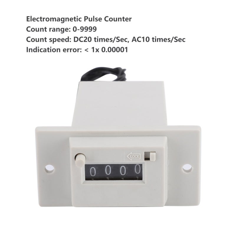 Industrial Totalizer: Digital Display Instrument - Electromagnetic Pulse Counter for Oil, Chemical, Machinery, Mining Industries - Image 2
