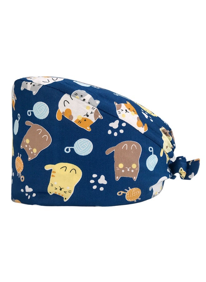 NIBEMINENT Adjustable Medical Scrubs Hats Lab Working Cap Surgicals Hat Nurse Dentist Nursing Accessories Scrub Caps Cook Head Over Hats