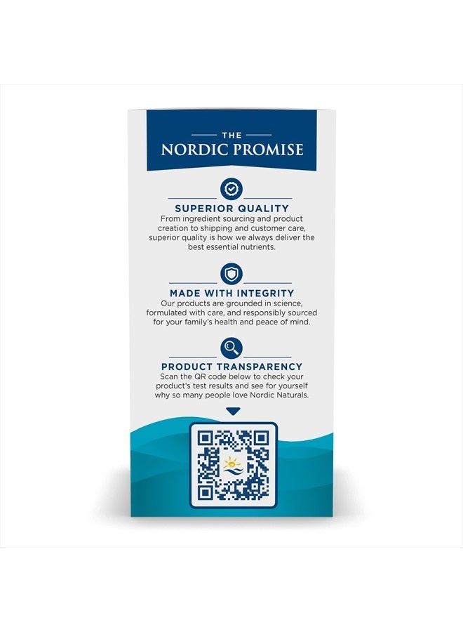 NORDIC NATURALS Omega-3, Lemon Flavor - 120 Soft Gels - 690 mg Omega-3 - Fish Oil - EPA & DHA - Immune Support, Brain & Heart Health, Optimal Wellness - Non-GMO - 60 Servings - Image 4