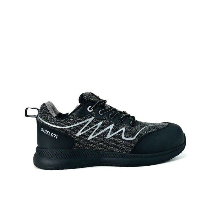 Shield RAPID CT S1P Men’s Safety Shoes | Composite Toe, Kevlar Plate, Slip & Oil Resistant, ESD Protection, Memory Foam Insole, HRO Rubber Outsole - Image 1