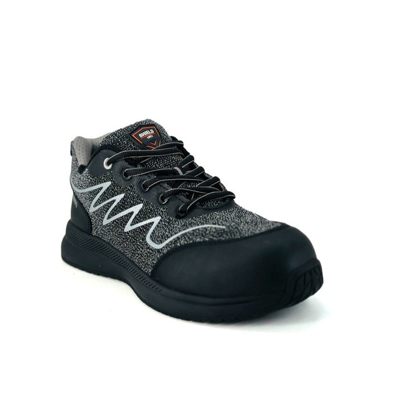 Shield RAPID CT S1P Men’s Safety Shoes | Composite Toe, Kevlar Plate, Slip & Oil Resistant, ESD Protection, Memory Foam Insole, HRO Rubber Outsole - Image 2