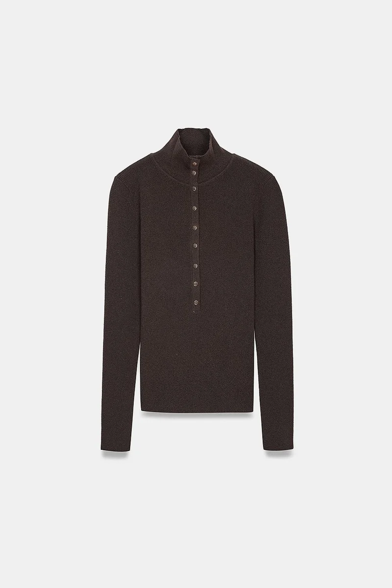 Dilvin Coffee Brown DILVIN Women's Sweater for Women | Best Price UAE