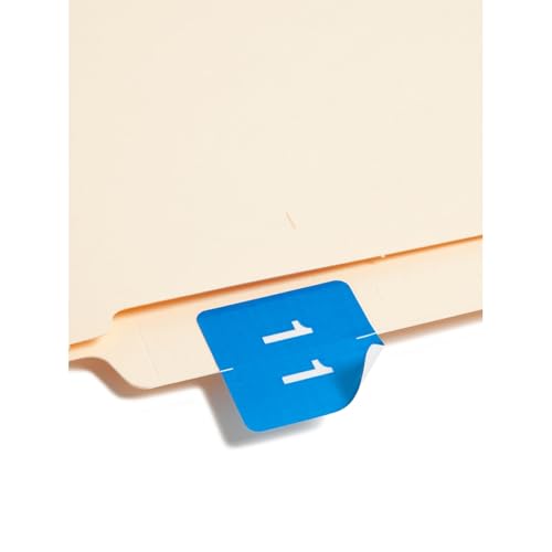 Smead DCC Color-Coded Numeric Label, 1, Label Roll, Light Blue, 250 Labels per Roll (67421) - Image 3