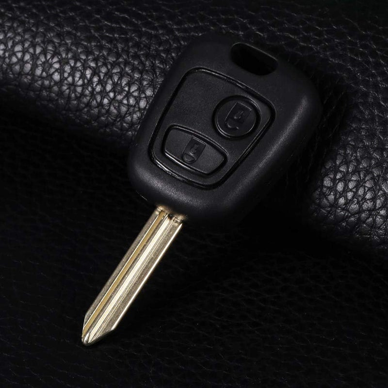 Semme Key Fob Remote Key Cas 2 Buttons Fob Shell Case Uncut Case for Saxo Berlingo Compatible with - Image 4